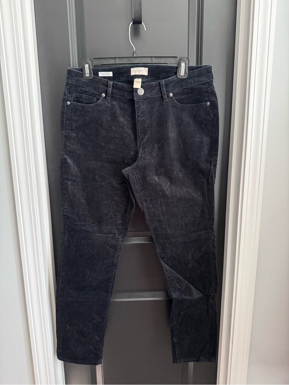 LOFT Men's Black Slim Corduroy Jeans
